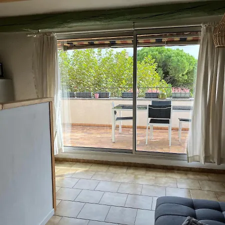 Duplex Lumineux Sur Gde Terrasse, Balneo Double, Parking Prive, Clim, Local Velos Apartment
